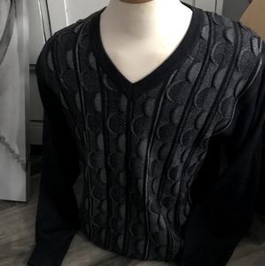 Sergio Louis Knit Sweater Grayish Blue Size M